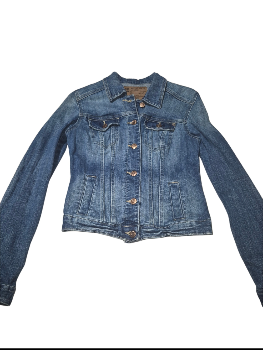 Garage Women's Classic Blue Denim Jacket Size XS